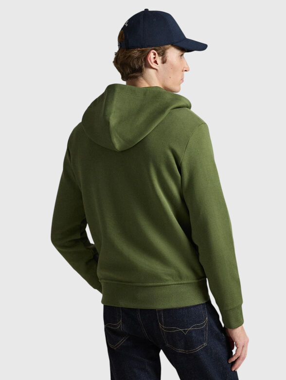 Green sweatshirt with logo - 3