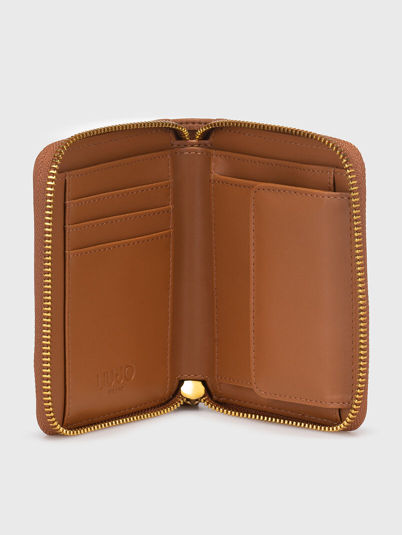 Logo accent zip wallet  - 3