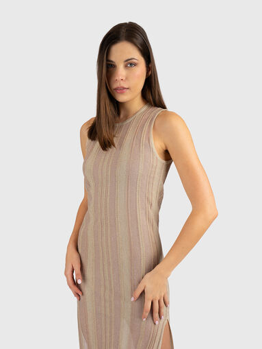 Midi dress with lurex threads - 3