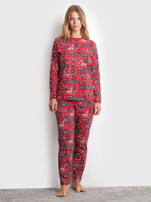 MERRY CATMAS FAMILY two-piece pyjamas with print - 1