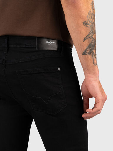 MASON black jeans with logo patch - 3