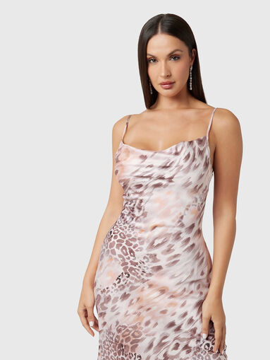 AKILINA animal print dress - 4
