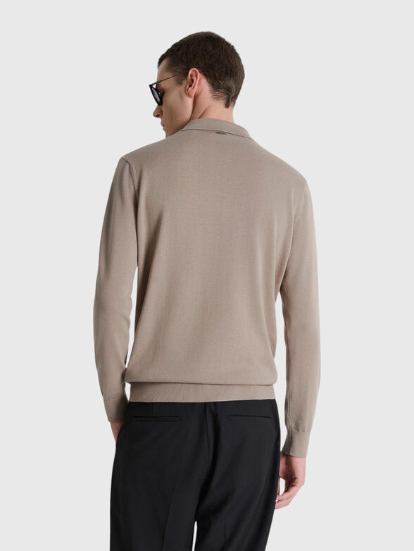 Long-sleeved cotton sweater - 2