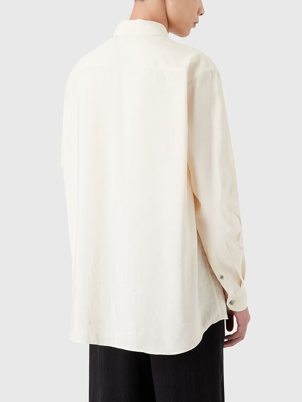 Shirt with floral accent  - 3