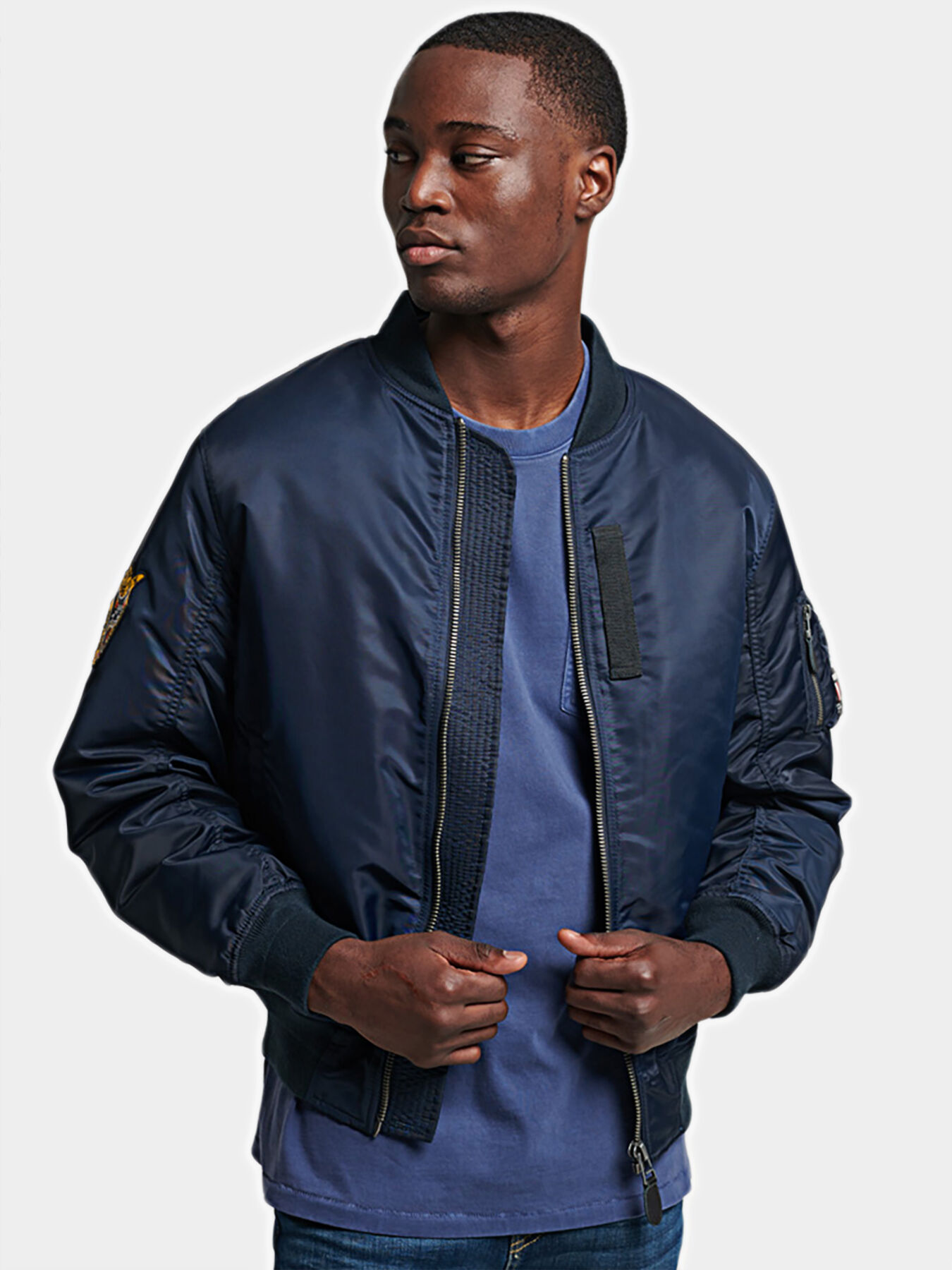 Superdry bomber coat sales