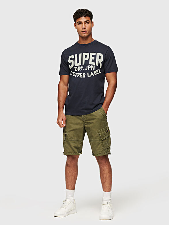 VINTAGE dark blue T-shirt - 2