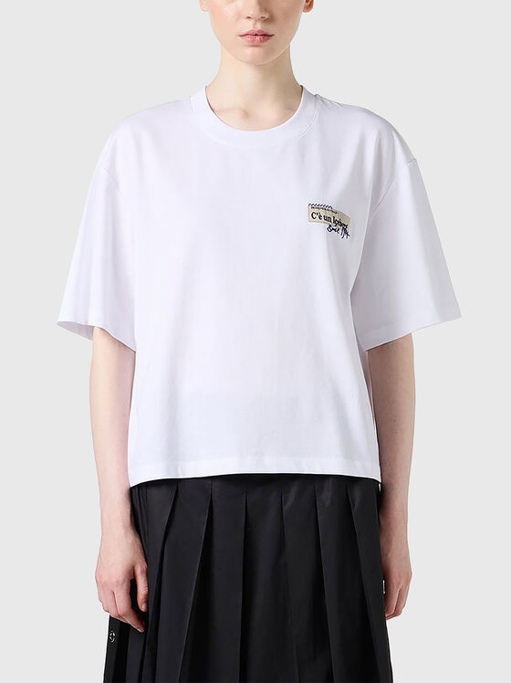 T-shirt with accent back - 1