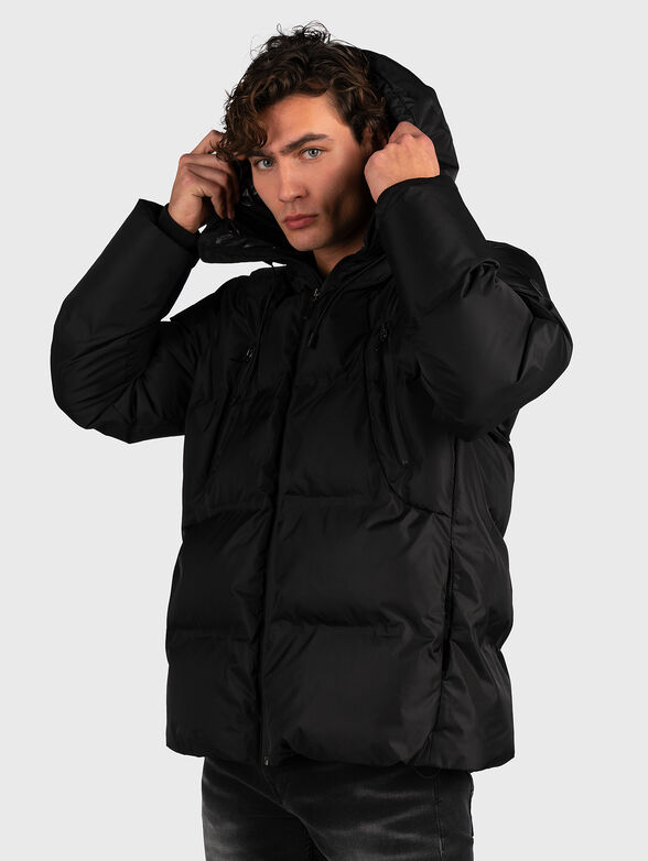 Winter down jacket with a hood - 1