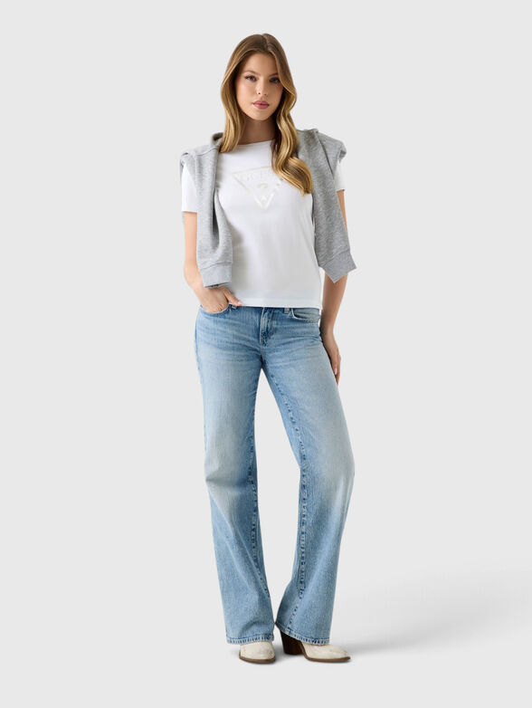 Cotton T-shirt with a printed logo - 2