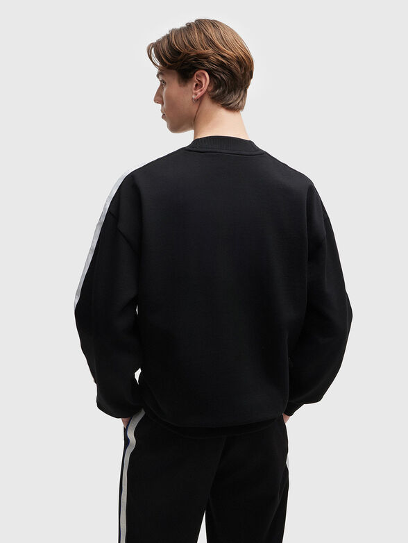 Cotton sweatshirt with contrasting details - 3