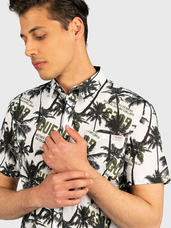 COLLINS Cotton shirt with print - 2