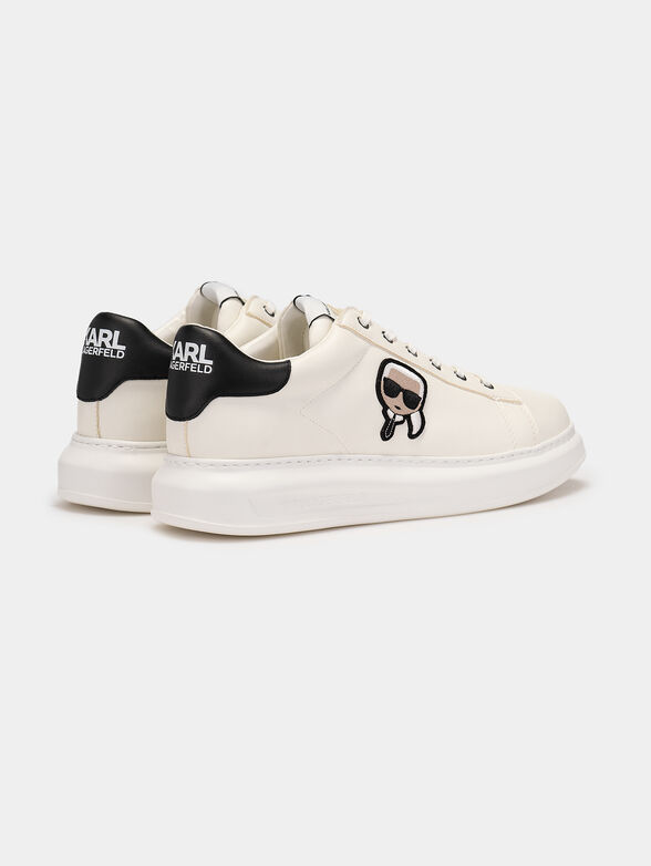 KAPRI IKONIC black sneakers with logo accent - 3