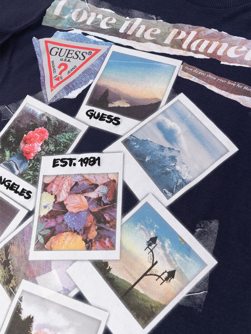 Oversized T-shirt with photo print - 3