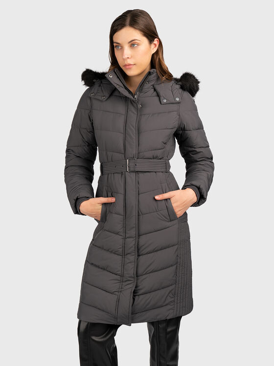 Padded jacket with hood - 1