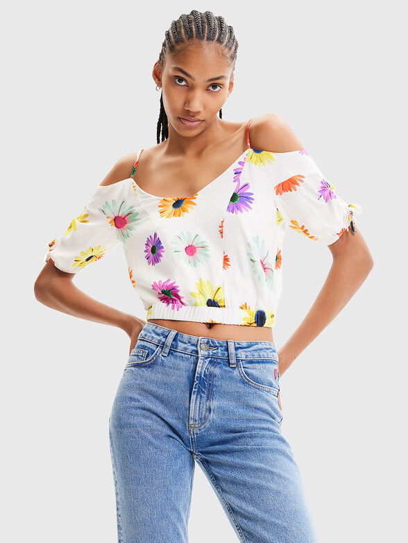 BELGICA-LACROIX blouse with floral print - 1