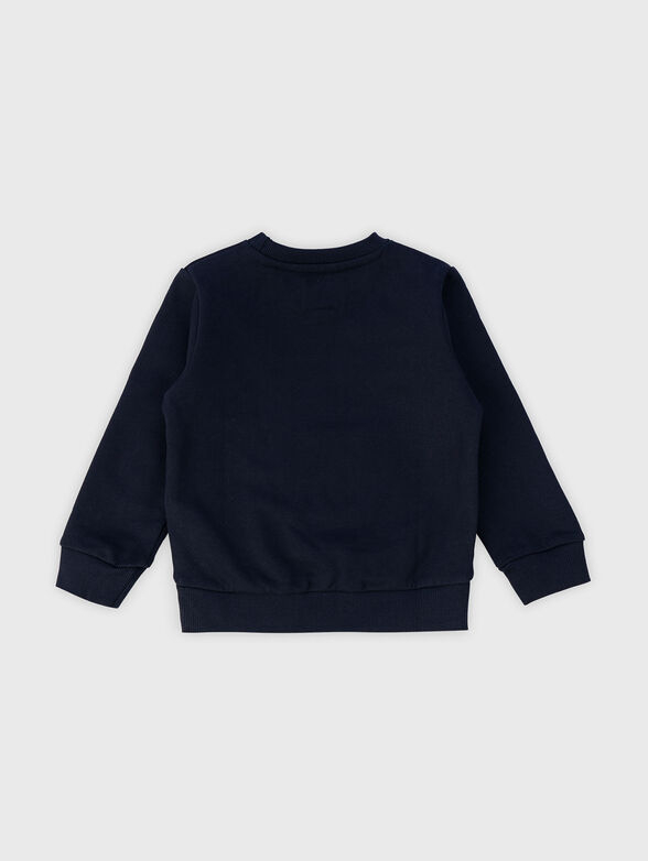 Sweatshirt with accent logo embroidery - 1