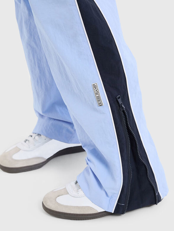 Color-block trousers - 4