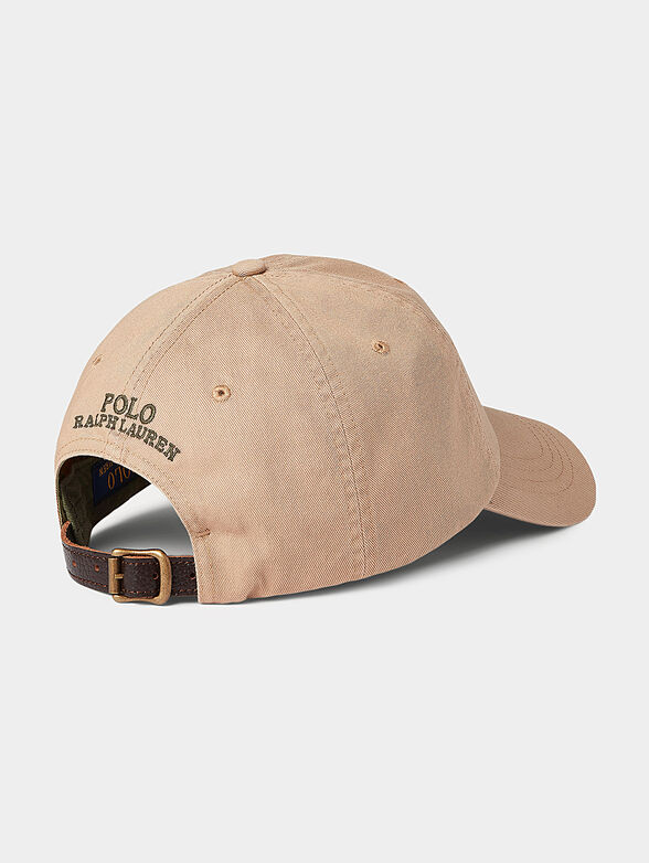 Hat with Polo Bear embroidery and leather element - 2