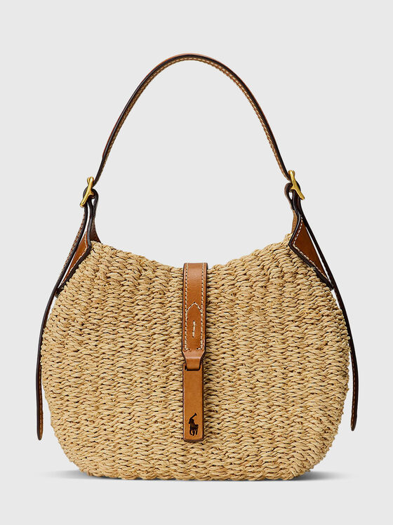 Raffia small shoulder bag - 1