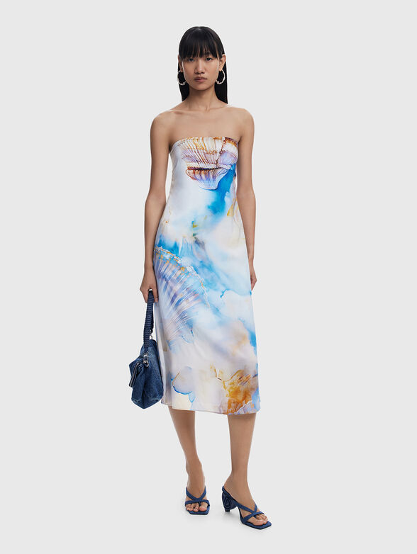 Bandeau midi dress - 1