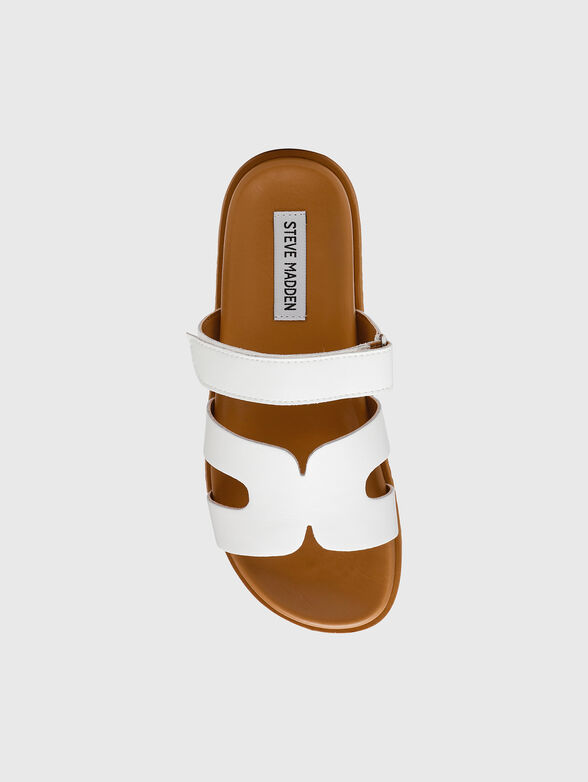 Leather slides - 6