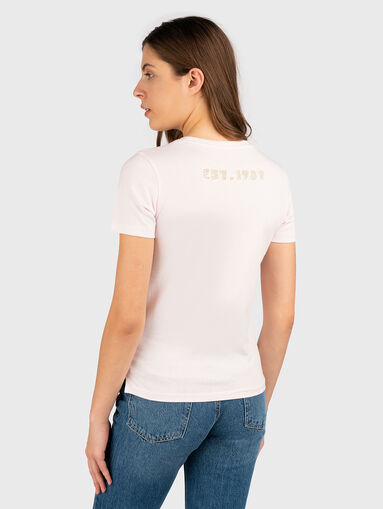Cotton T-shirt with logo  - 3