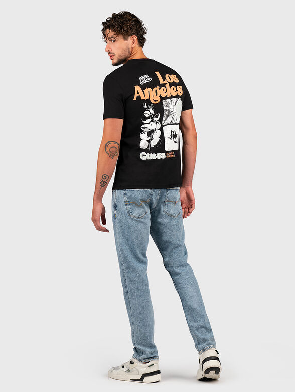 LOS ANGELES cotton T-shirt with embroidery - 5