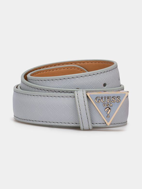 ALEXIE belt with triangle logo buckle - 1