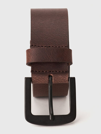 Black leather belt  - 4