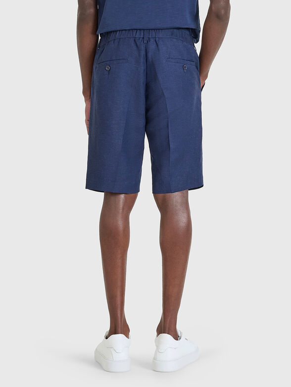 LUIS linen blend shorts - 1