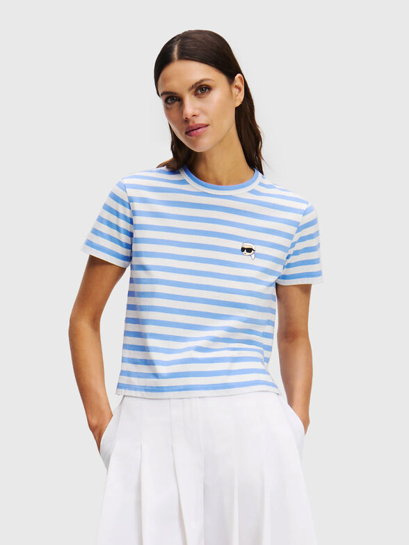 IKON stripe T-shirt - 1