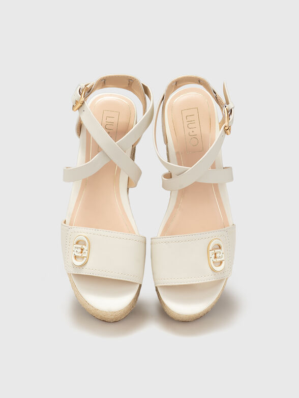 BALI 01 leather sandals in brown - 6