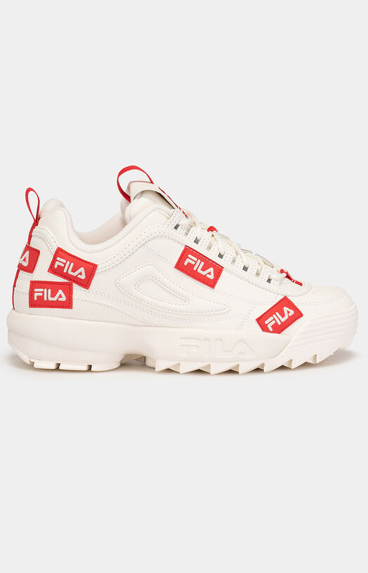 DISRUPTOR LABELS sports shoes brand FILA