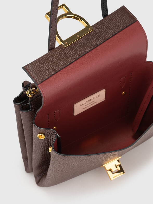 Leather bag with long strap - 5