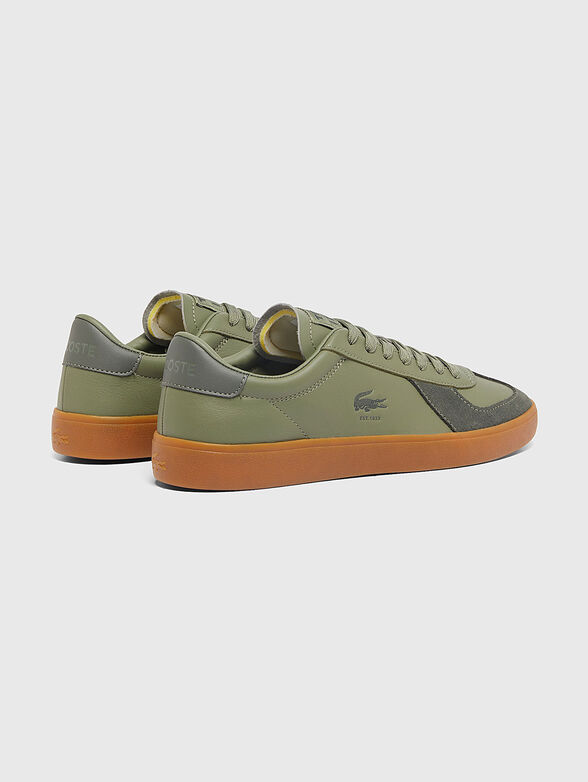 Leather shoes with logo detail - 4
