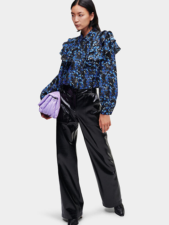 Silk shirt with long sleeve - 2