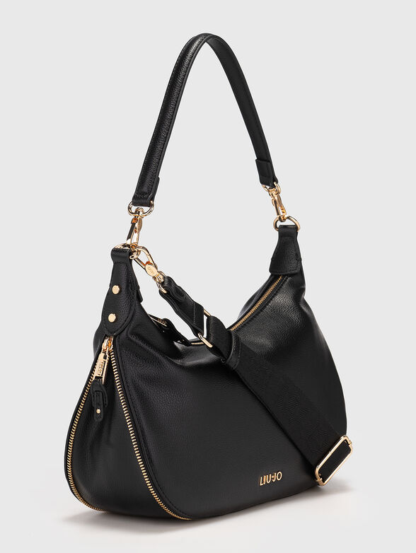 Crossbody bag with accent zipper - 4
