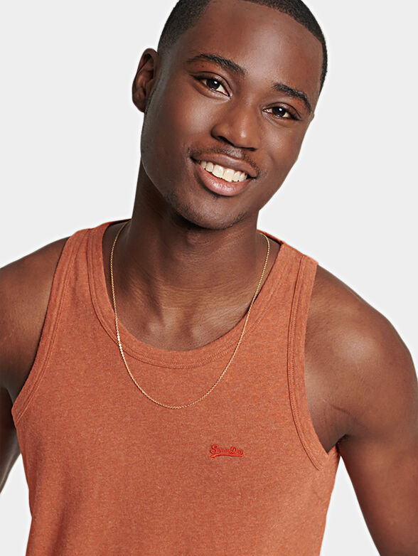 Cotton top in orange color - 2