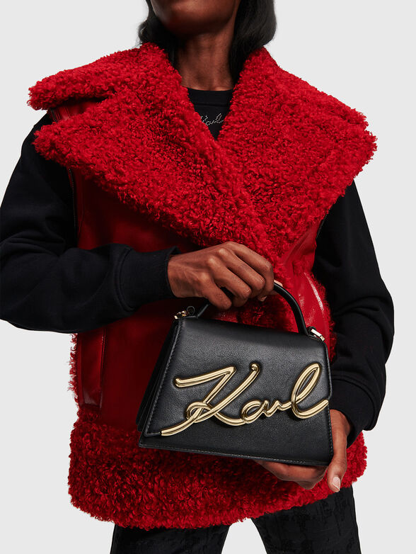 K/SIGNATURE 2.0 crossbody bag in leather  - 2