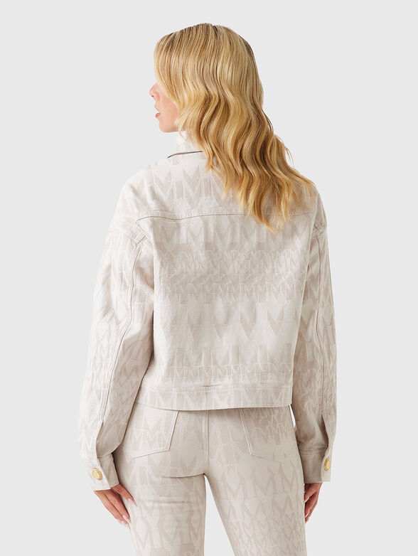 SARAH denim jacket with accent buttons - 3