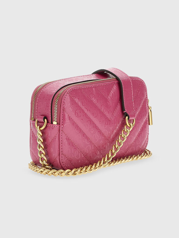 Quilted crossbody bag in black color - 3