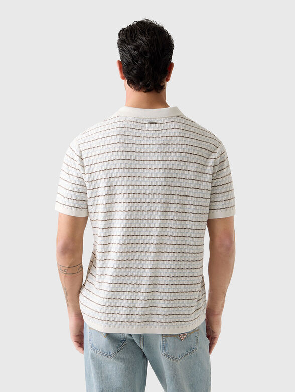 Striped cotton-blend sweater - 3