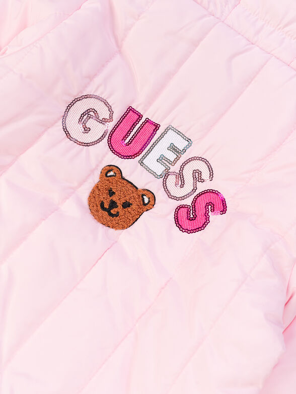 Quilted jacket with hood  - 3