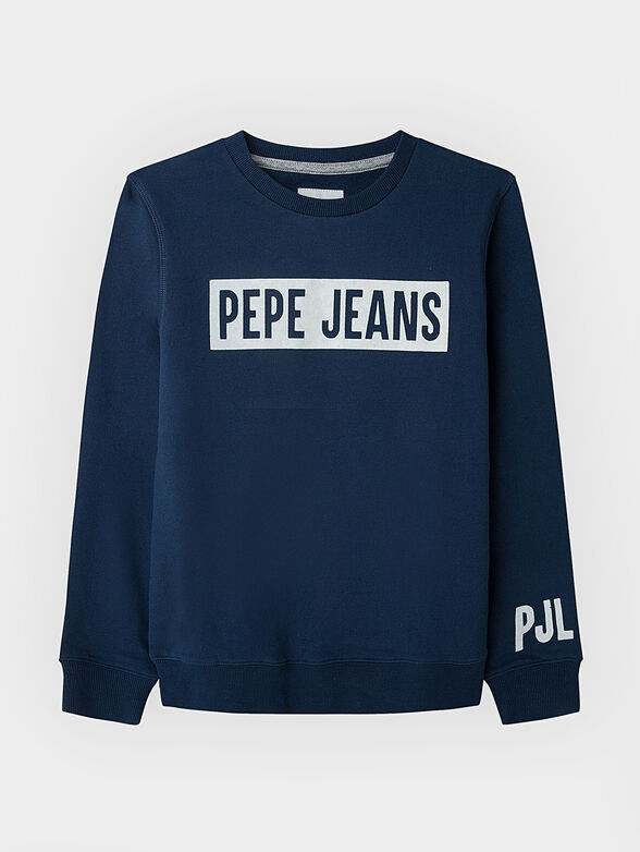 Sweatshirt with logo print - 1