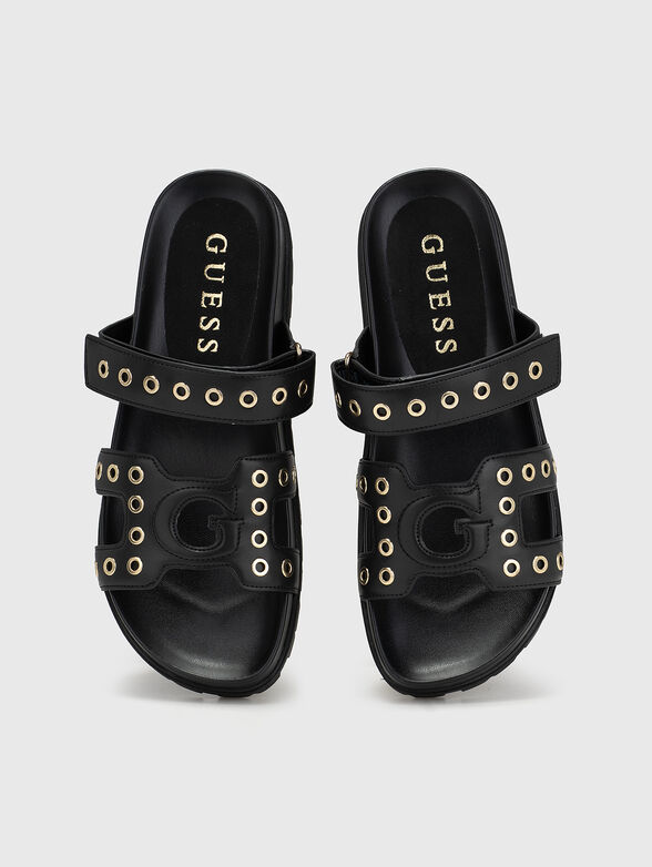 FASHIE slippers with studs - 6
