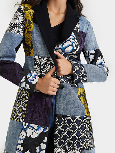Coat denim patch - 3