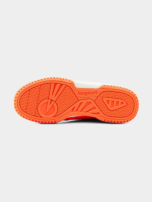 Orange sports shoes - 6
