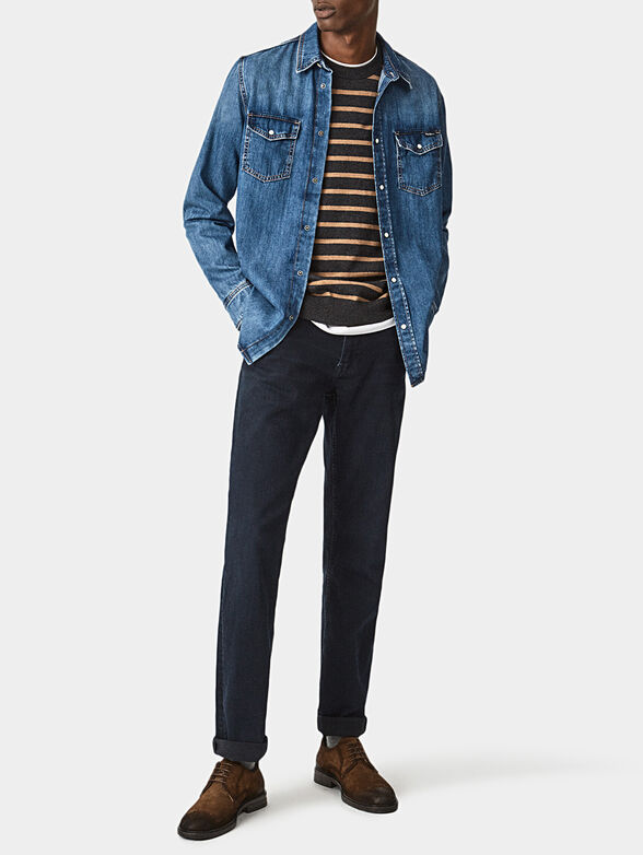 HAMMOND WISER Denim shirt - 4