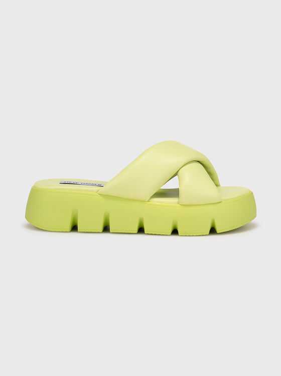 Зелени сандали BROADCAST - 1