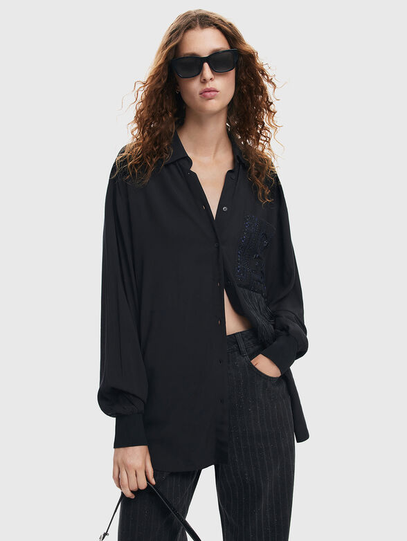 SAPPORO shirt with accent pocket - 1